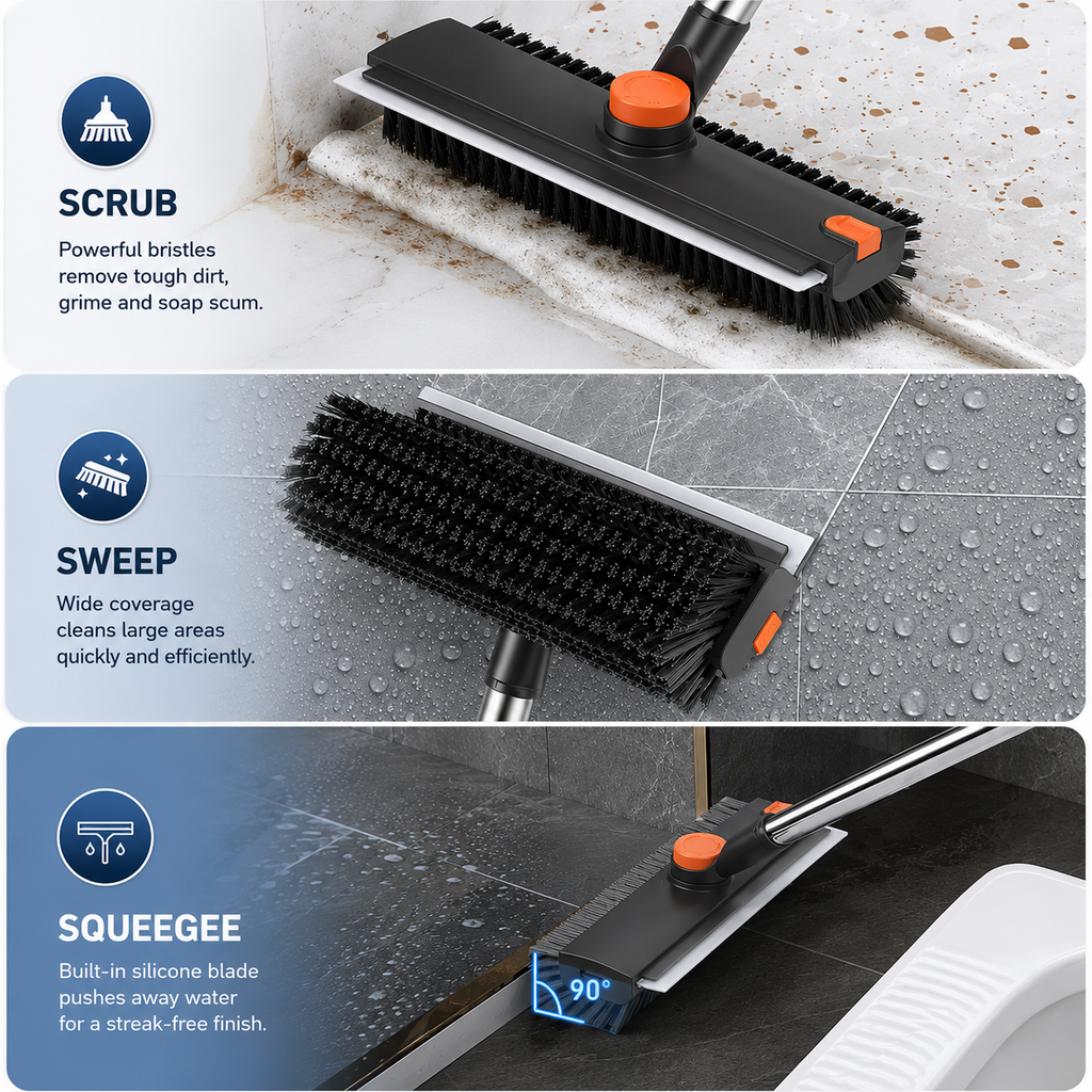 SafeHouse FlexScrub 3 in 1 Brush