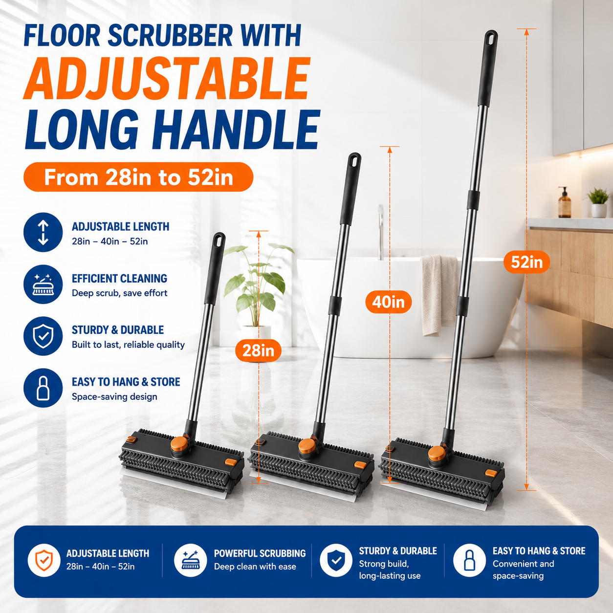 SafeHouse FlexScrub 3 in 1 Brush