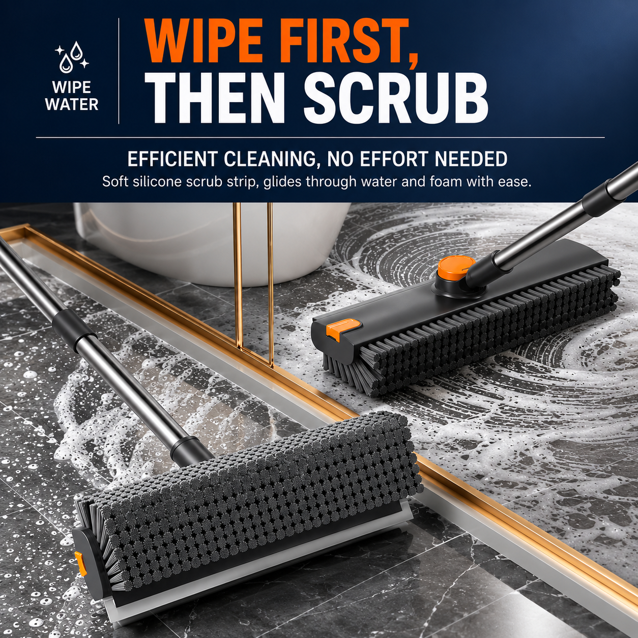 SafeHouse FlexScrub 3 in 1 Brush