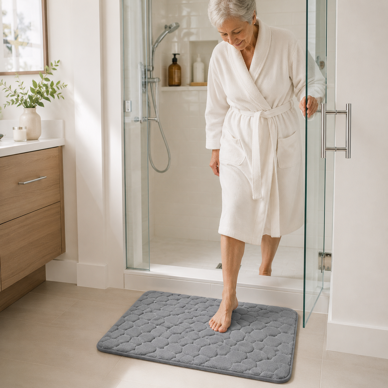 SafeHouse Luxury Memory Foam Bath Mat